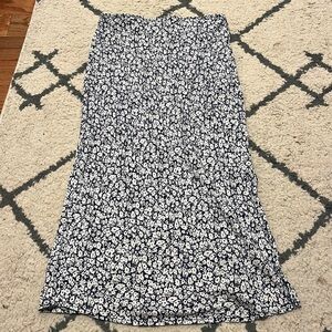 Old navy floral midi skirt